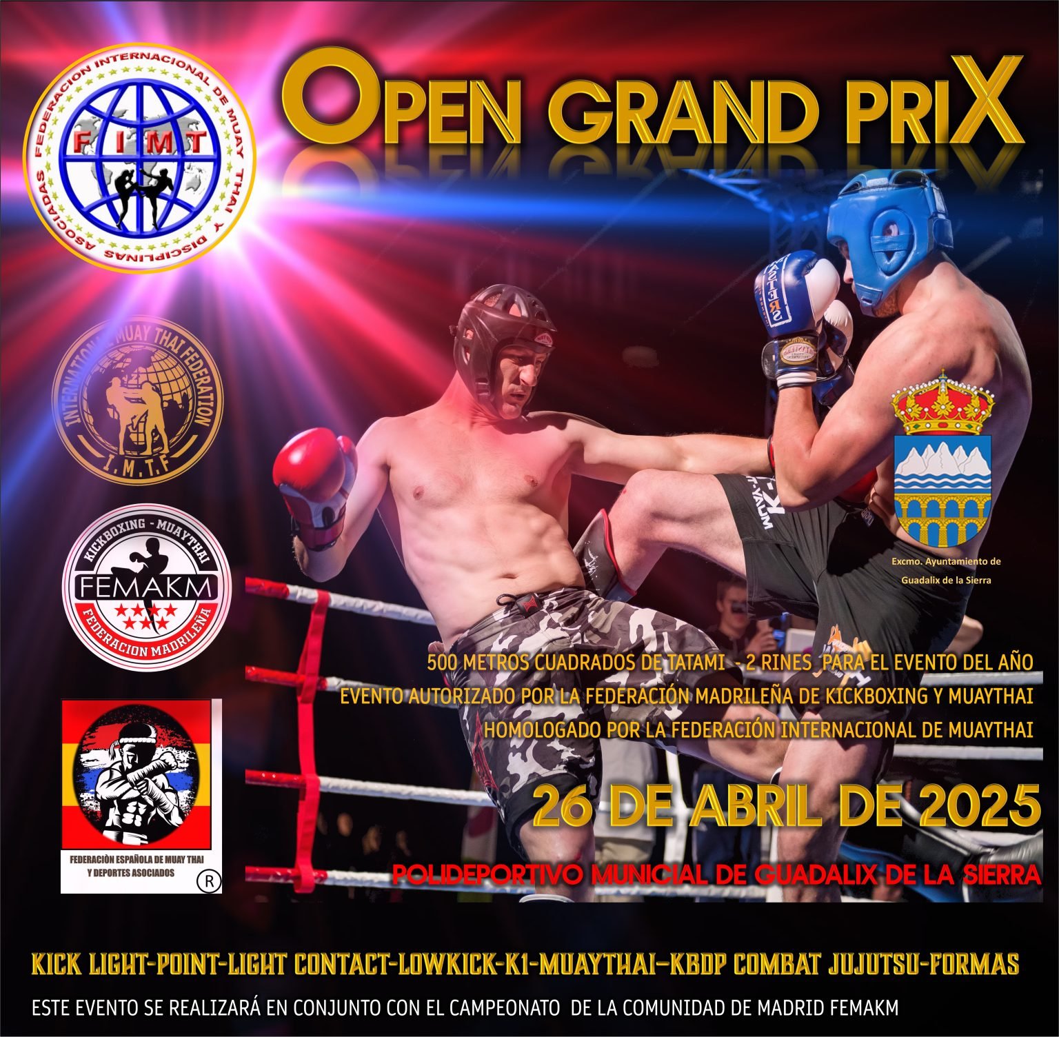 Equipo Wu Xing Madrid — 37 medallas en el Open Grand Prix de kickboxing